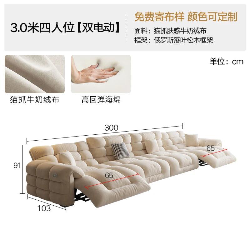 Comfortable lounge sofa suitable for small apartments