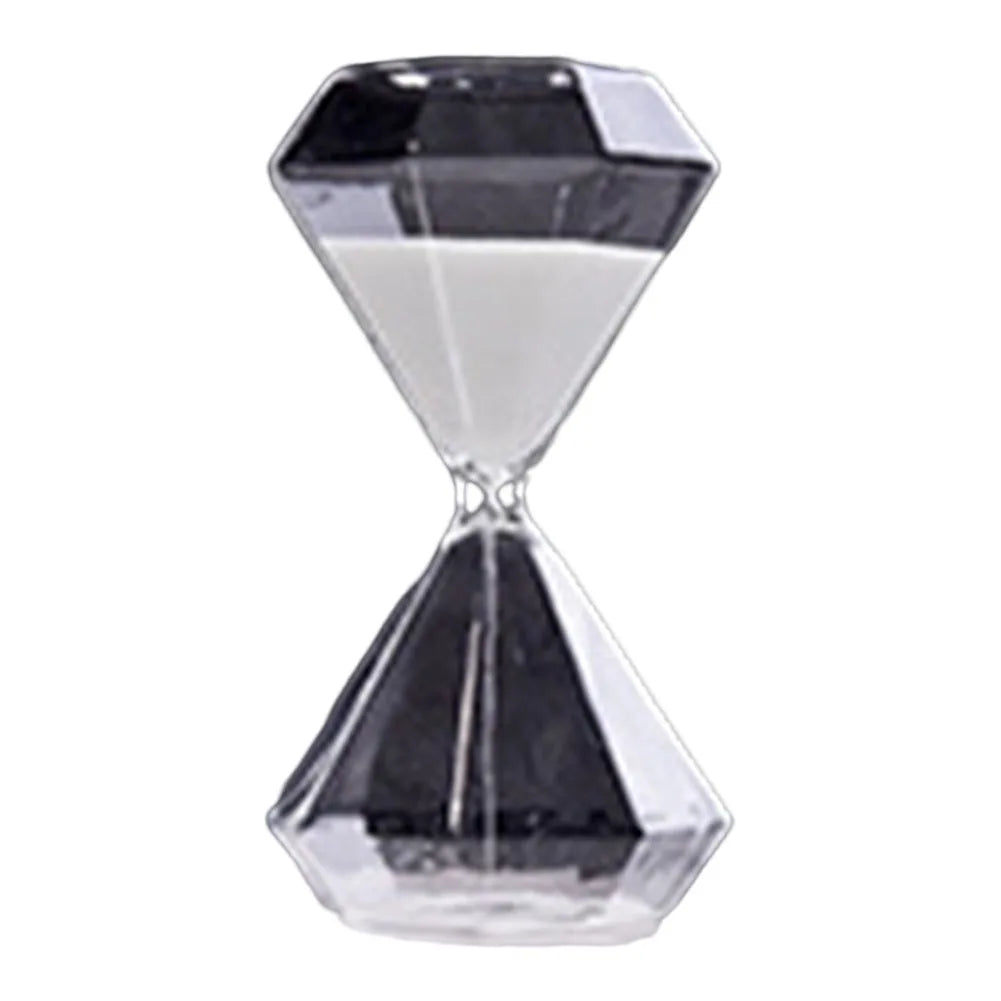 Transparent Diamond Hourglass – 5/15/30 Minute Decorative Timer