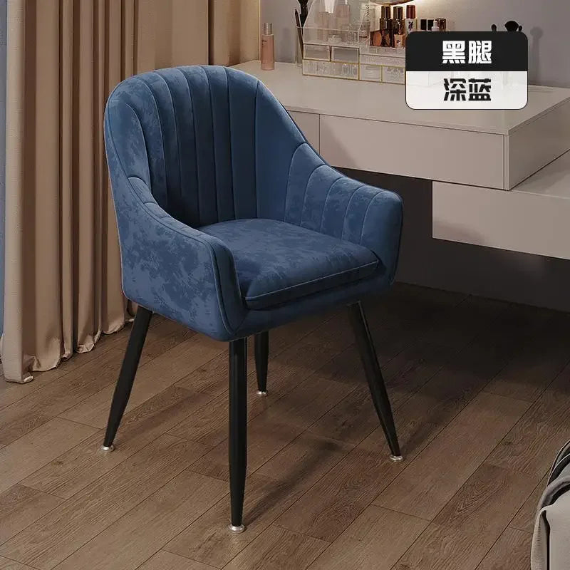 Indulge in softness: luxurious padded dining chair, worry-free floors.