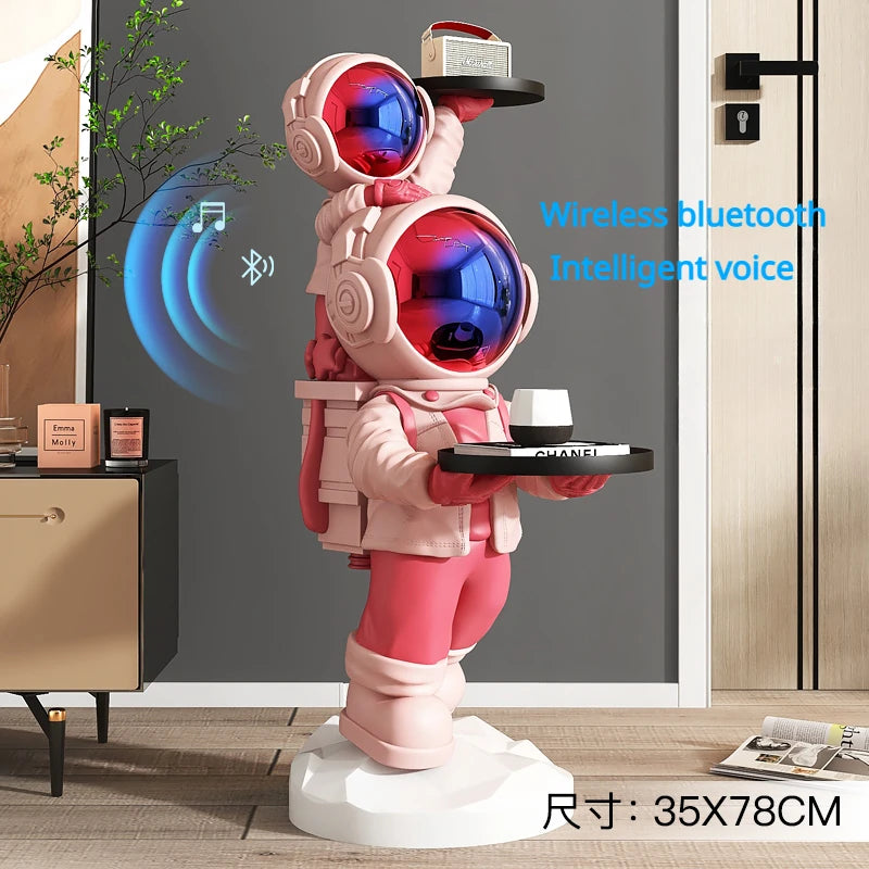"Astronaut statue gift idea for family and space enthusiasts"