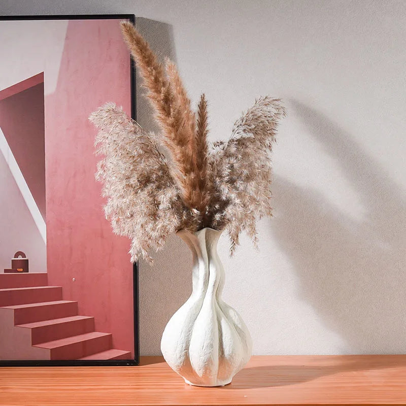 Art Ceramic Desktop Flower Vase – Elegant Home Décor Statement Piece