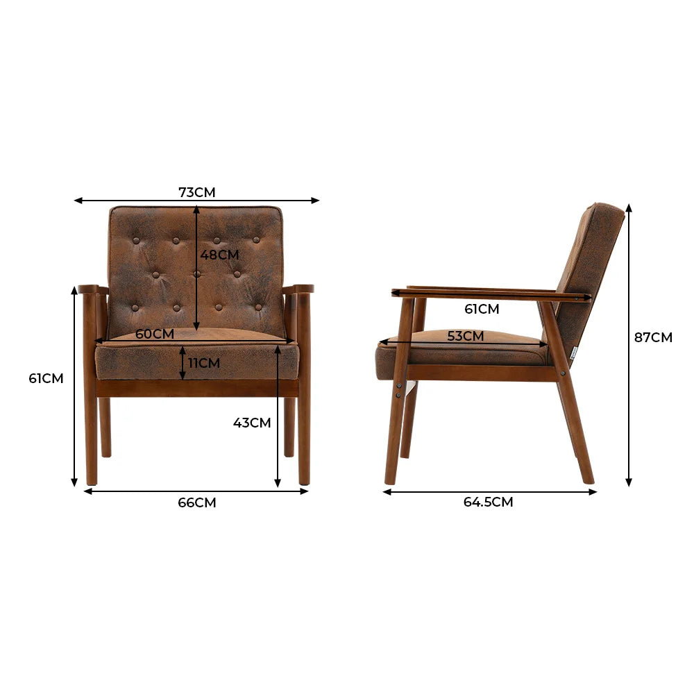 "Neutral beige sofa with a sturdy wooden frame complementing rustic décor."
