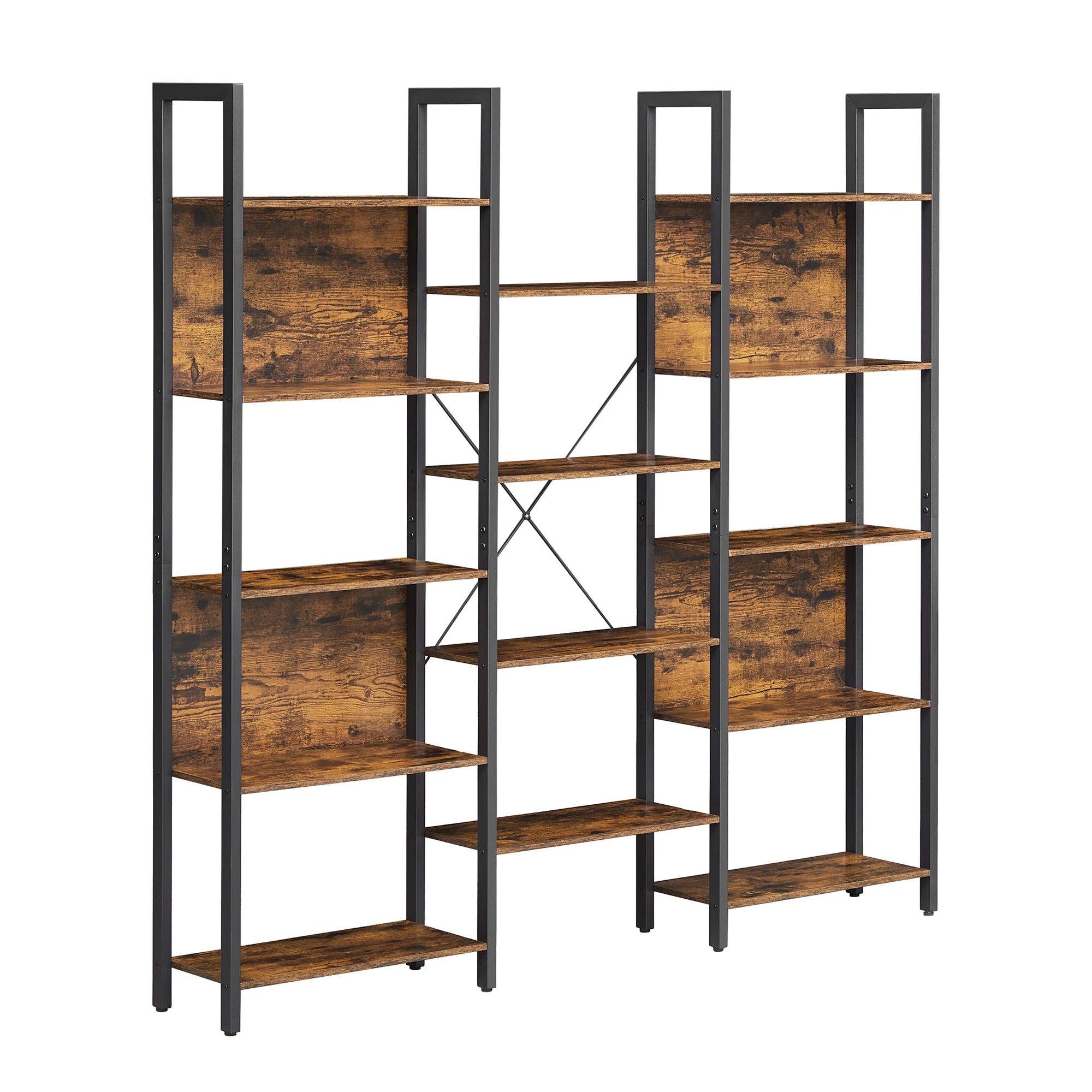"Versatile modern bookcase, 65.4 inches tall, ideal for books and decor"