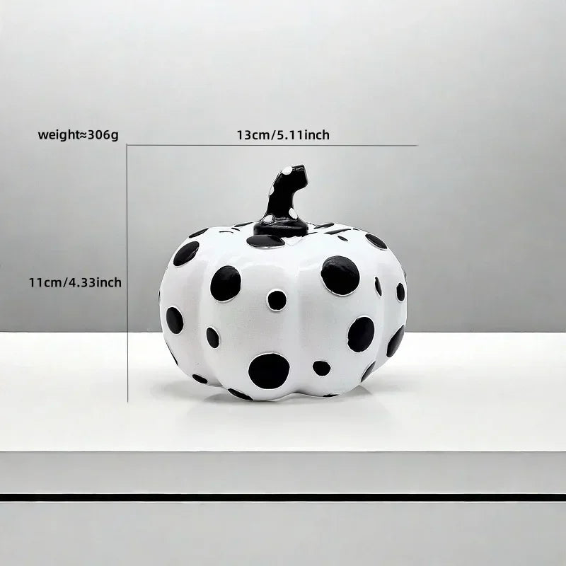 "Decorative pumpkin statue as a thoughtful housewarming gift