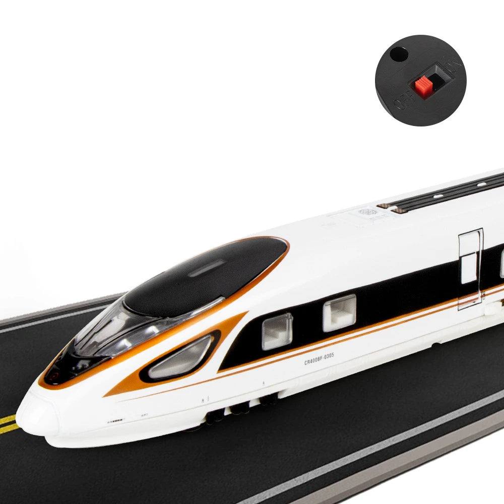 "Durable metal train model with 3C certification"