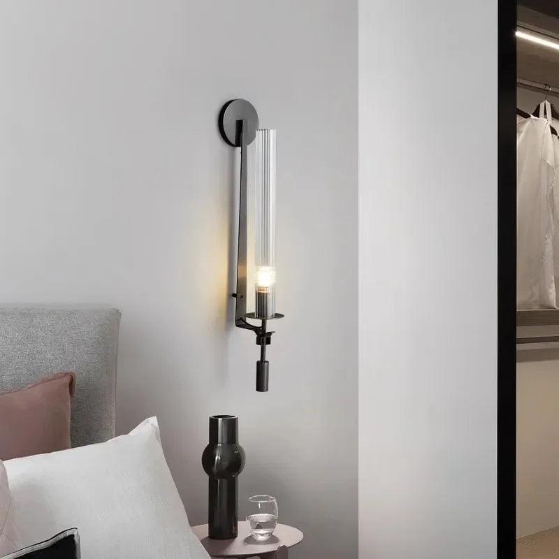 Luxury loft-inspired wall sconce with certified safety features