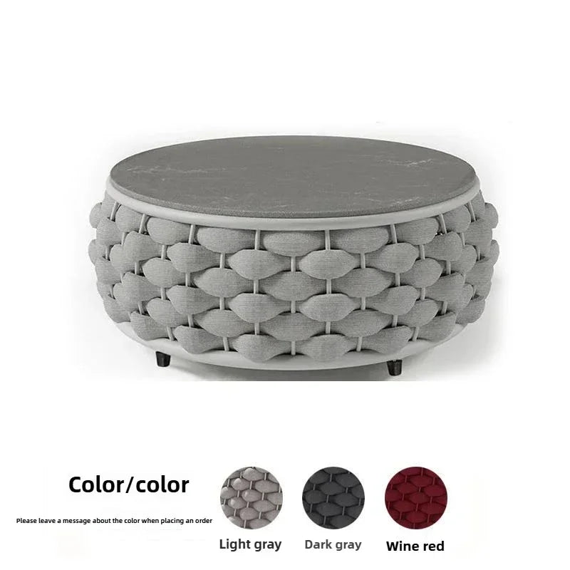 Easy Clean Outdoor Rattan Sofa Surface, Spill Resistant Material