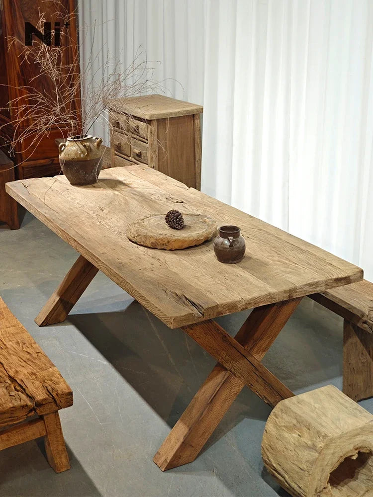 modern wooden table for family dining