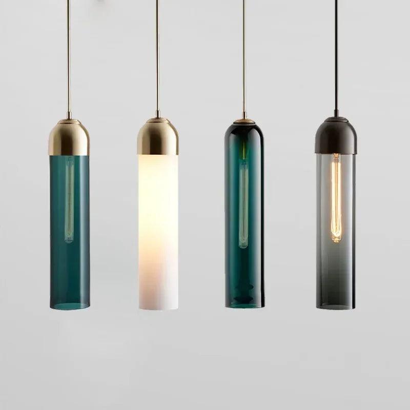 Modern clear glass shade wall lamp for living room