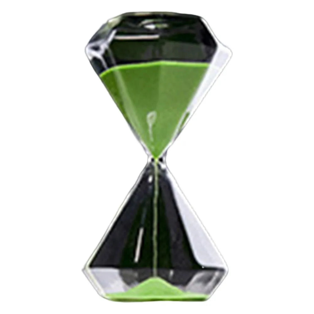 Transparent Diamond Hourglass – 5/15/30 Minute Decorative Timer