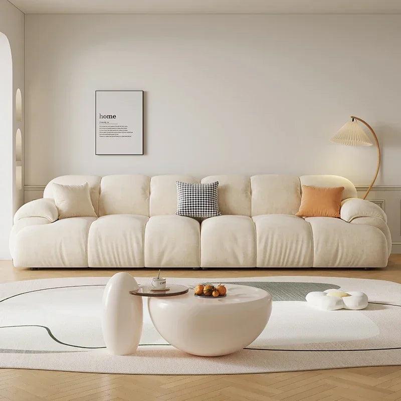 Multi-functional recliner sofa bed in Scandinavian design