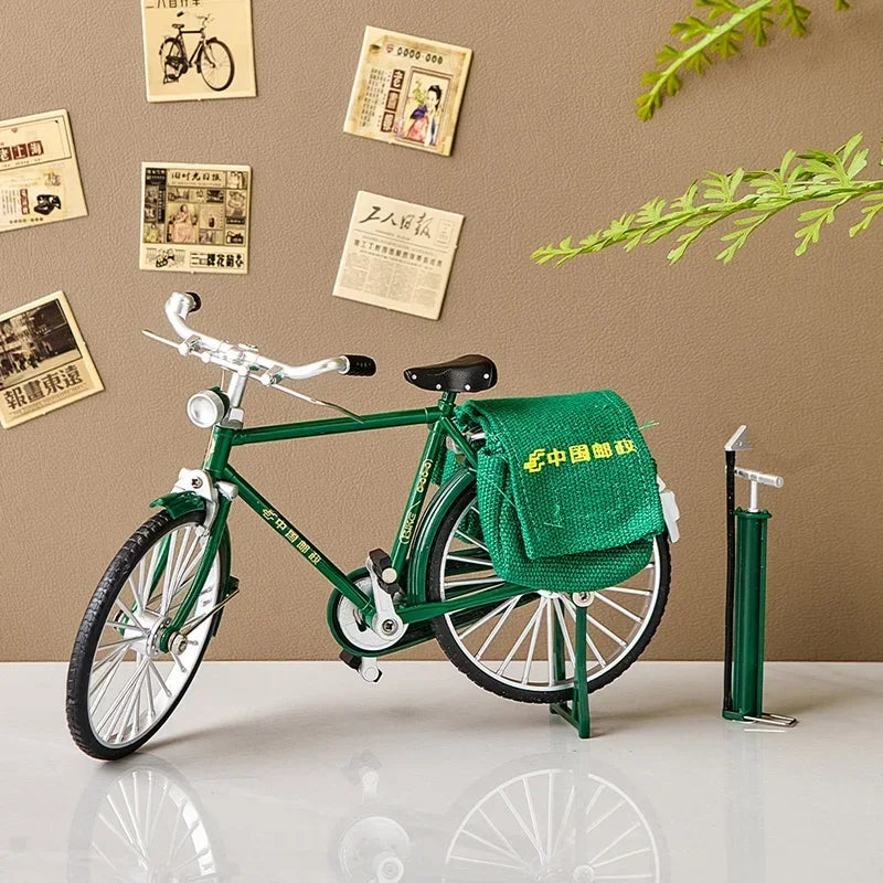 "Elegant metal figurine for home and office decoration"