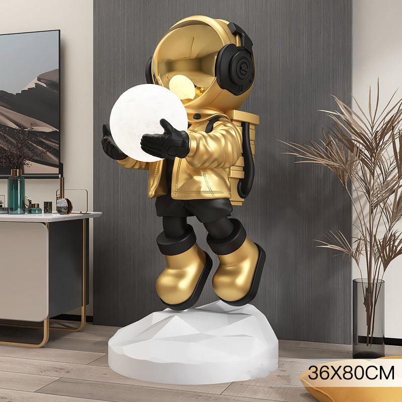 Large Floor-to-ceiling Astronaut-themed Decoration Light: Welcome Visitors to Your Space Odyssey - In home decor
