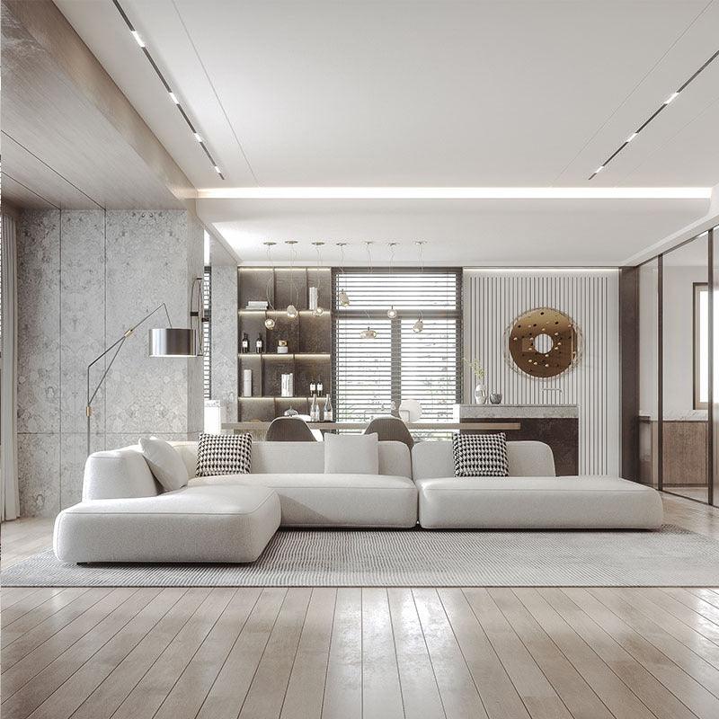 Italian Minimalist Modular Sofa - Embrace Nordic Elegance and Versatility - In home decor