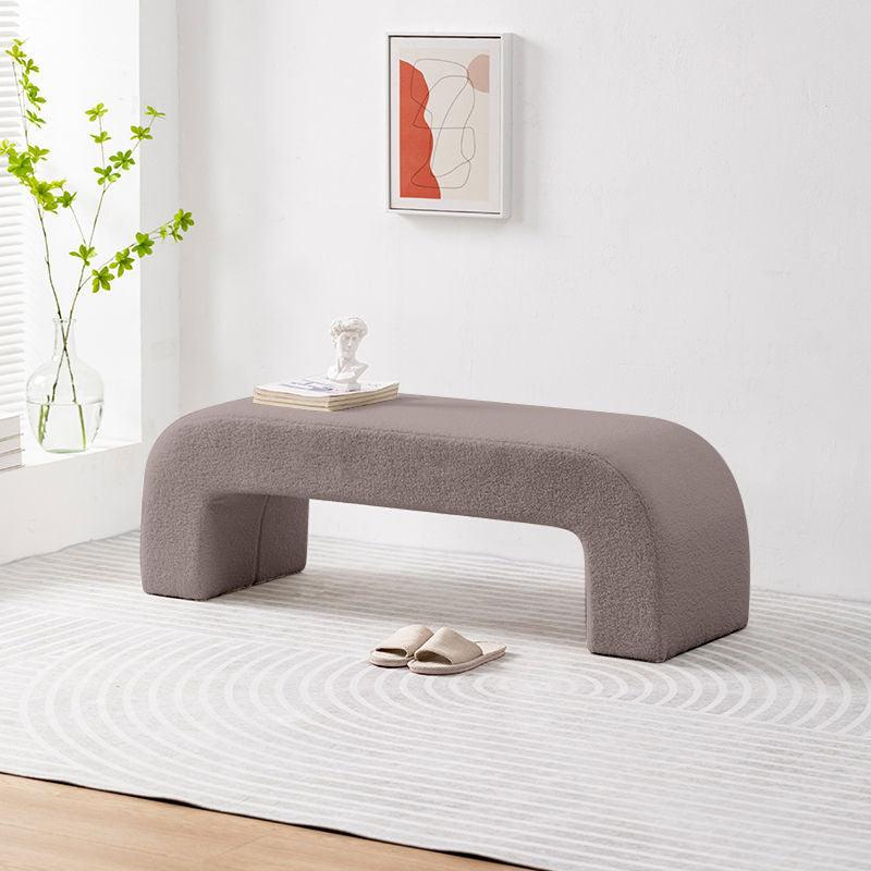 Indulge in Cozy Luxury: Lamb Velvet Living Room Sofa Bench - Elevate Your Space with Plush Comfort and Modern Elegance! - In home decor