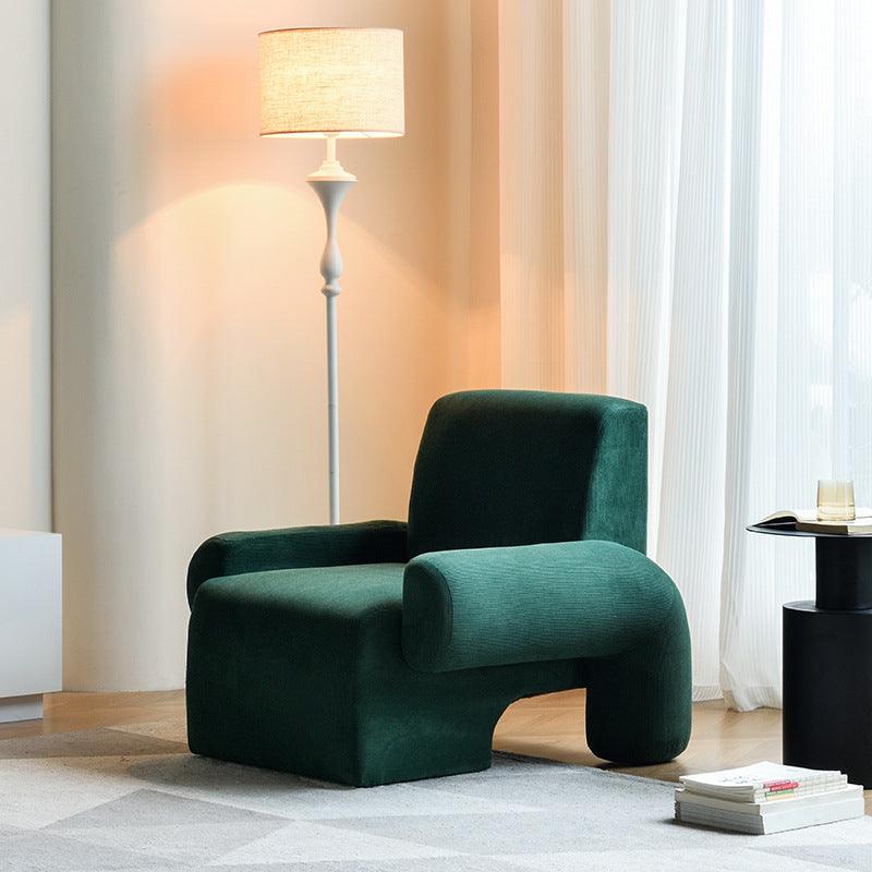 Add a Touch of Elegance: Lamb Wool Sofa Chair for Your Living Room Sanctuary - In home decor