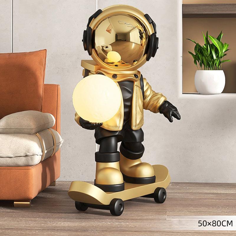 Astronaut Living Room Floor Ornament: Add Cosmic Charm to Your Space - In home decor