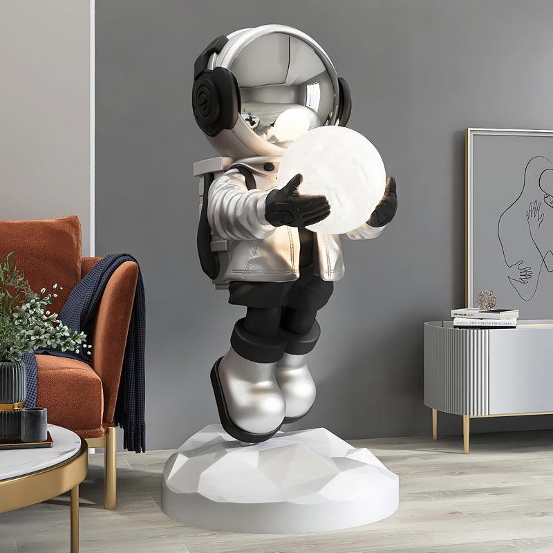 Large Floor-to-ceiling Astronaut-themed Decoration Light: Welcome Visitors to Your Space Odyssey - In home decor