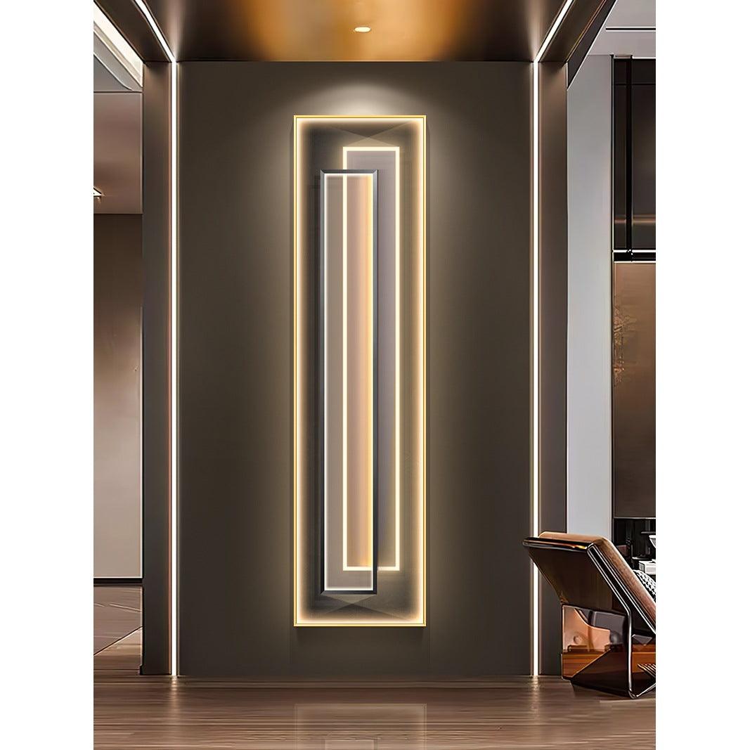 Elevate Your Space with Modern Luxury – LED Lamp Crystal Hanging Painting - In home decor