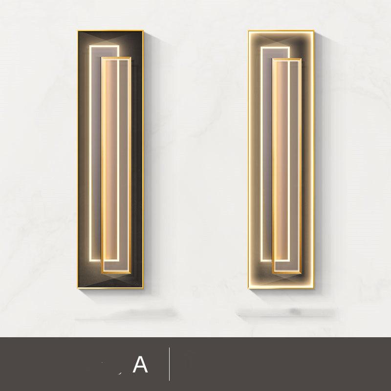 Elevate Your Space with Modern Luxury – LED Lamp Crystal Hanging Painting - In home decor