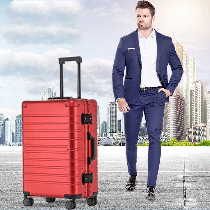 Introducing the All Aluminum Magnesium Alloy Trolley Case: Elevate Your Travel Experience - In home decor