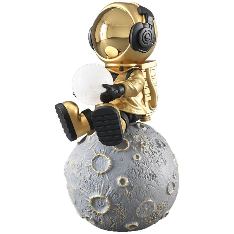 Elevate Your Space with Handmade Fibreglass Astronaut Floor Decoration - In home decor