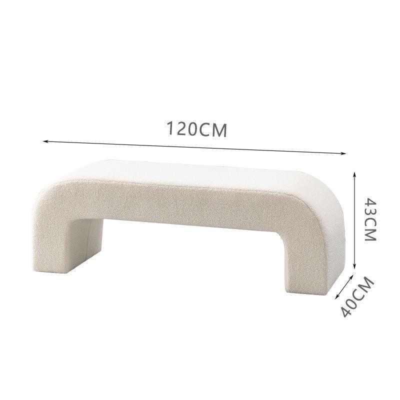Indulge in Cozy Luxury: Lamb Velvet Living Room Sofa Bench - Elevate Your Space with Plush Comfort and Modern Elegance! - In home decor
