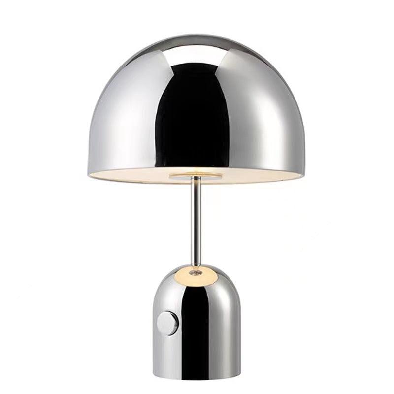 Illuminate Your Space with the Mushroom Rose Gold Exhibition Lamp - In home decor