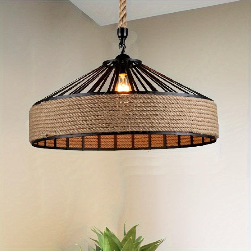Adjustable traditional chandelier with farmhouse style.