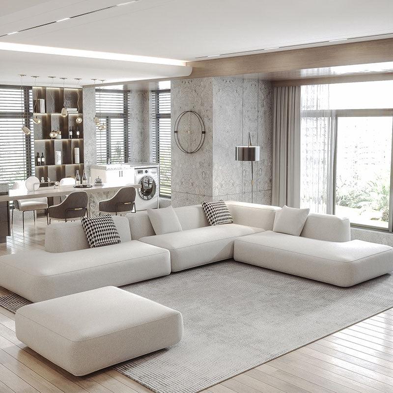 Italian Minimalist Modular Sofa - Embrace Nordic Elegance and Versatility - In home decor