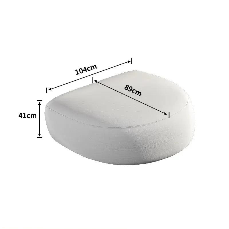 Scandinavian Corner Sofa – Stylish Arc Design, Premium Flannel Upholstery - In home decor