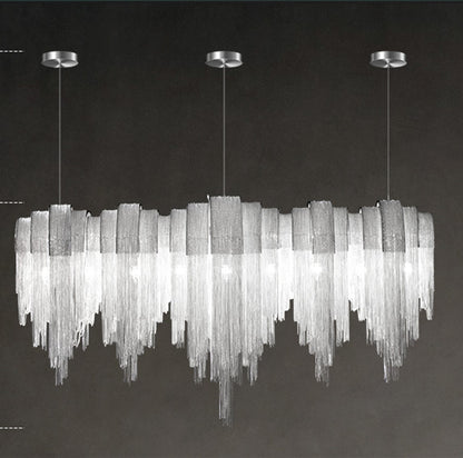 Experience The Epitome of Luxury With Our Exquisite Luxury Tassel Chandelier. - In home decor