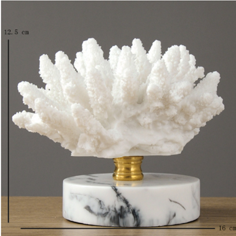Coral  Marble Modern Minimalist ornament - In home decor
