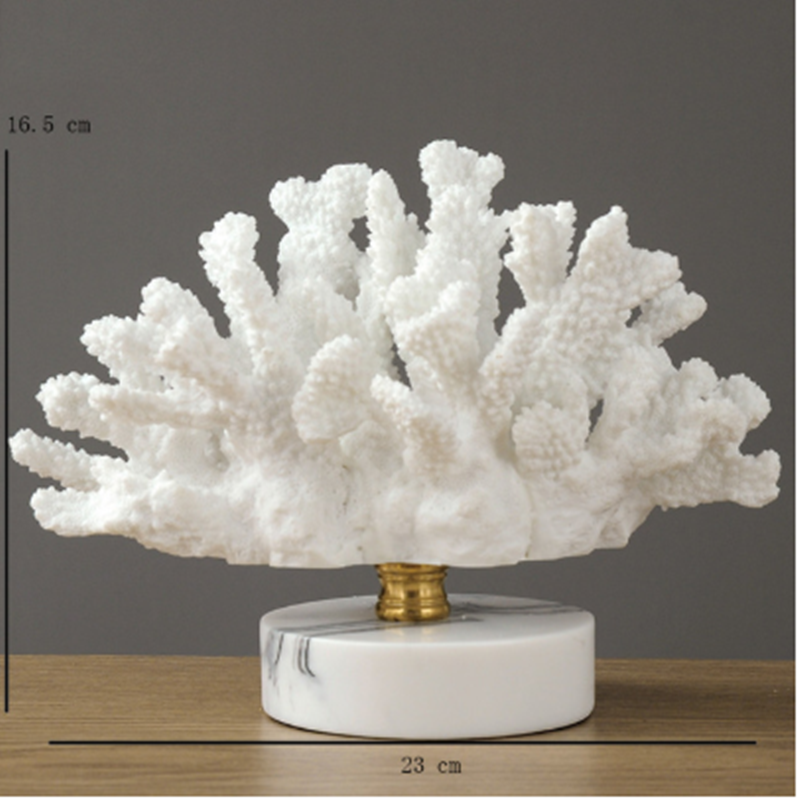 Coral  Marble Modern Minimalist ornament - In home decor