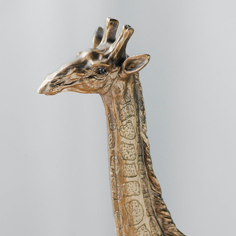 Transform Your Space with Large Giraffe Sculptures - Ideal for Study Rooms, TV Cabinets, and Porches - In home decor