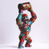 Elevate Your Space with the Colored King Kong Bucket Gorilla Sculpture Ornament - In home decor