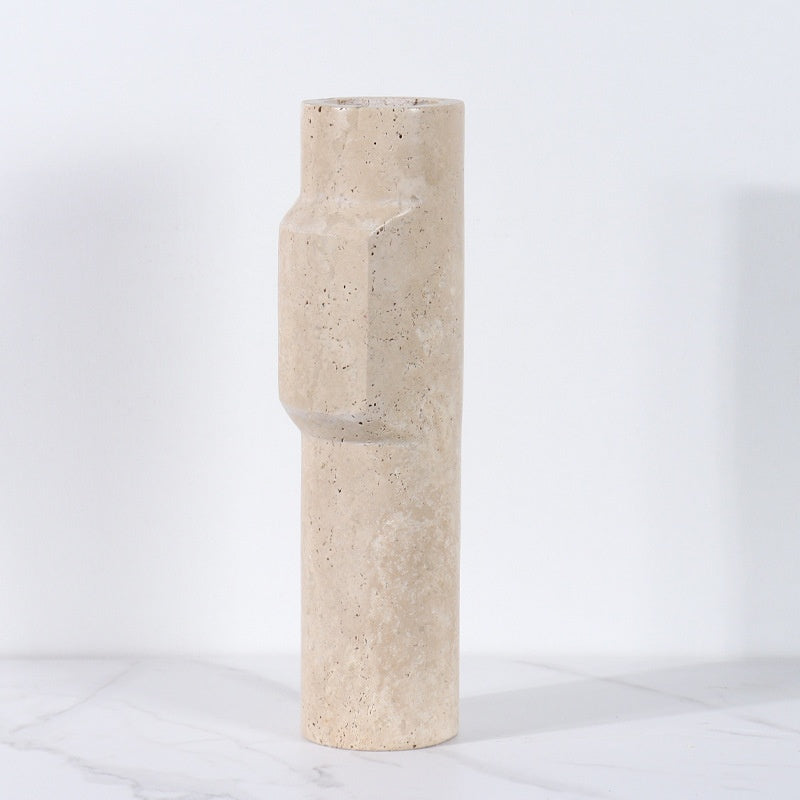Modern Elegance: Elevate Your Space with a Light Luxury Touch Through the Natural Marble Vase - In home decor