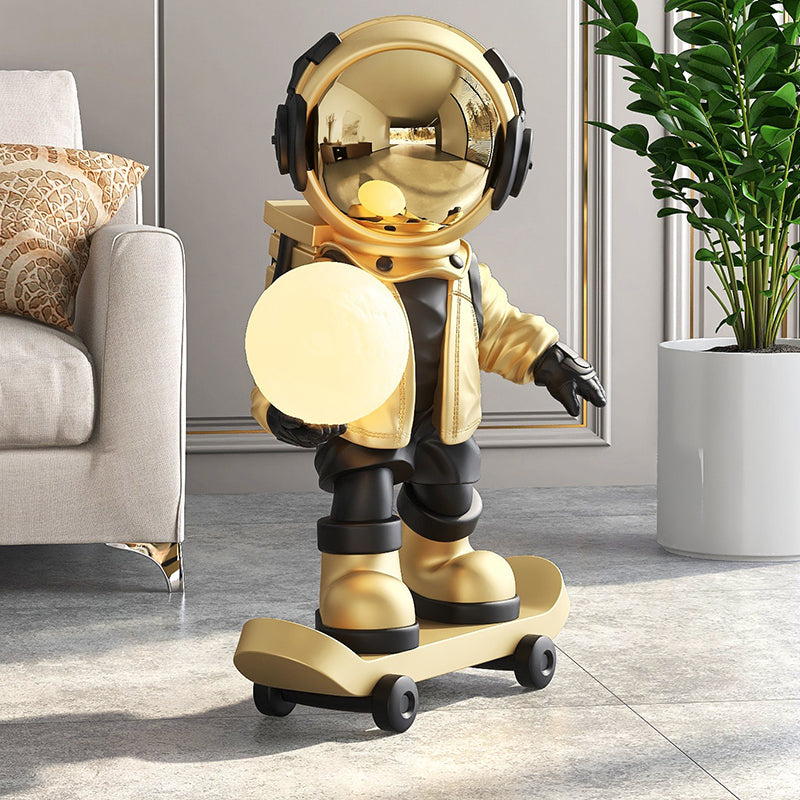 Astronaut Living Room Floor Ornament: Add Cosmic Charm to Your Space - In home decor