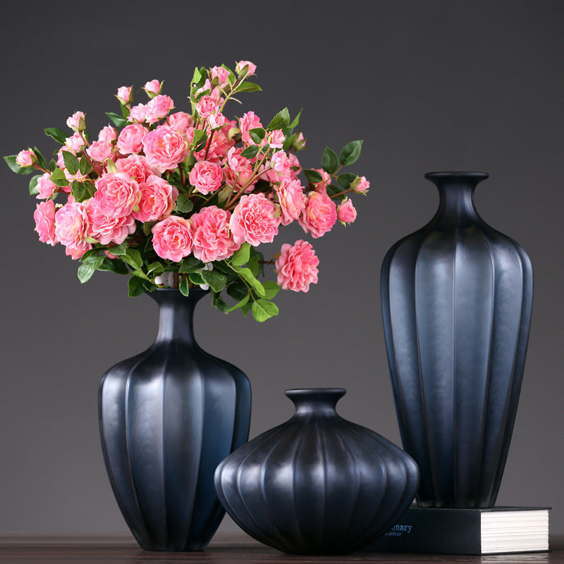 Experience the Beauty of Blue Hues: Glass Vase for Inspired Home Décor - In home decor