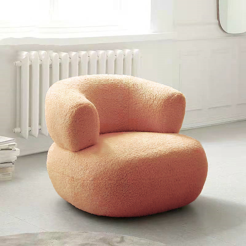 Minimalist Creative Casual Lambswool Single Sofa Chair - Stylish and Cosy - In home decor