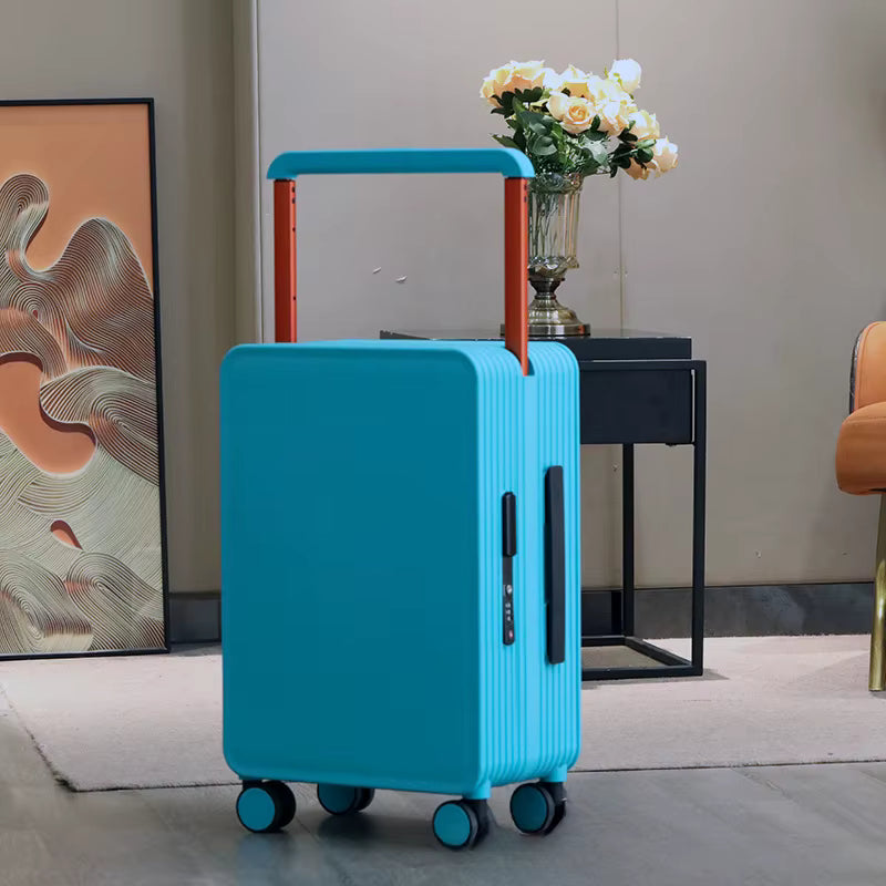 Wide 360° Spinner Trolley Luggage with TSA Lock – 20” &amp; 24” Lightweight Travel Suitcase