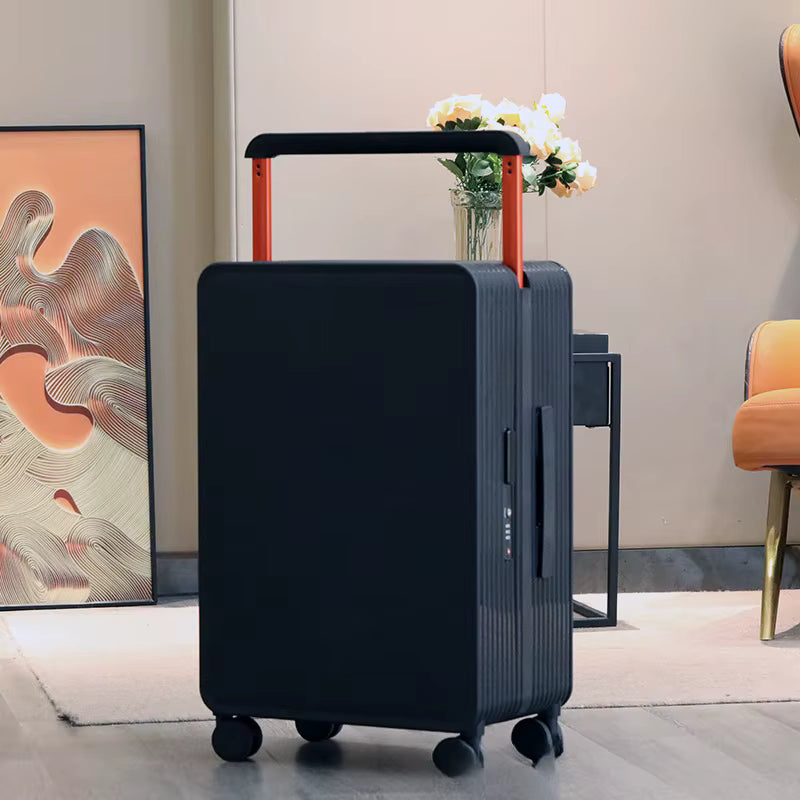 Wide 360° Spinner Trolley Luggage with TSA Lock – 20” &amp; 24” Lightweight Travel Suitcase