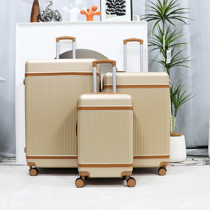Compact travel suitcase on aeroplane overhead bin