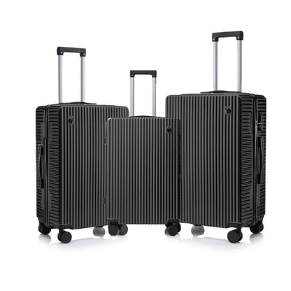 Ultra‑Tough Lightweight ABS PC 3‑Piece Suitcase Set – Secure Travel, Zero Stress