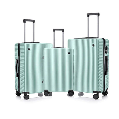 Ultra‑Tough Lightweight ABS PC 3‑Piece Suitcase Set – Secure Travel, Zero Stress