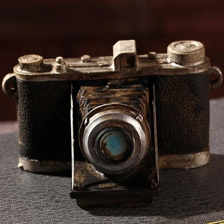 Vintage Resin Camera Model for Retro Home and Office Décor - In home decor