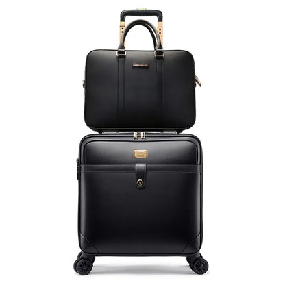 Compact and lightweight design of 16-inch trolley case for professionals