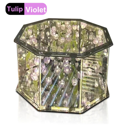 Unique flower night light, gift idea.