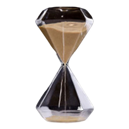 Transparent Diamond Hourglass – 5/15/30 Minute Decorative Timer
