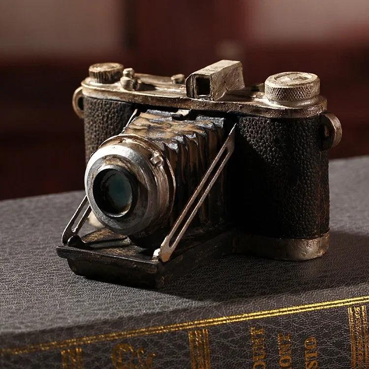 Vintage Resin Camera Model for Retro Home and Office Décor - In home decor